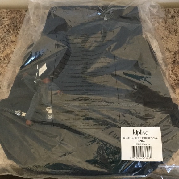 Kipling Navy Blue Backpack - Picture 15 of 15